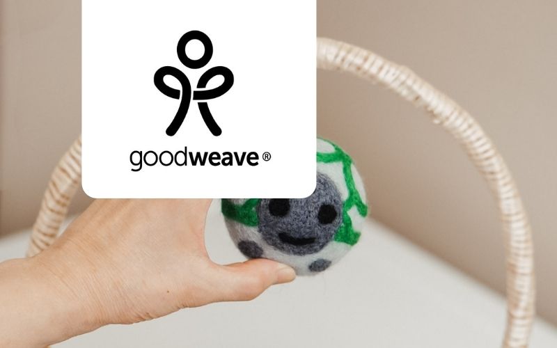 GoodWeave certified wool dryer ball