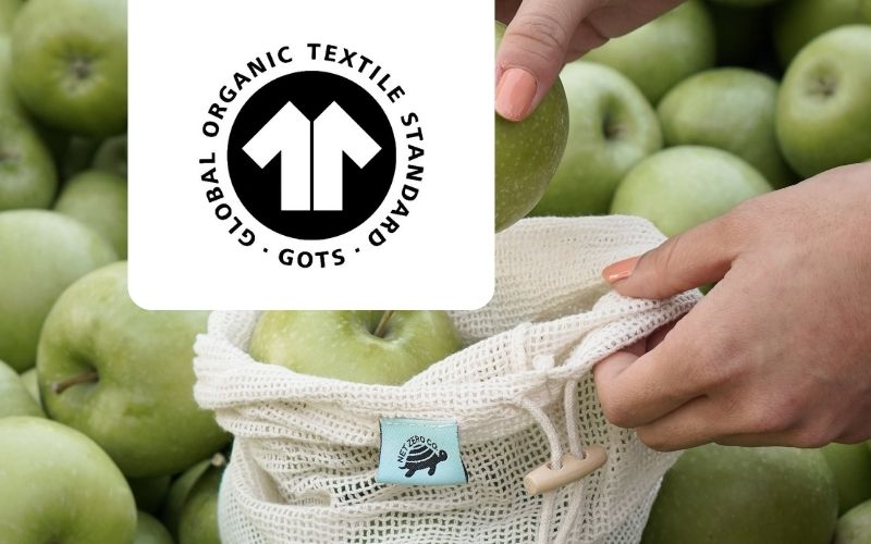 GOTS certified zero waste produce bags