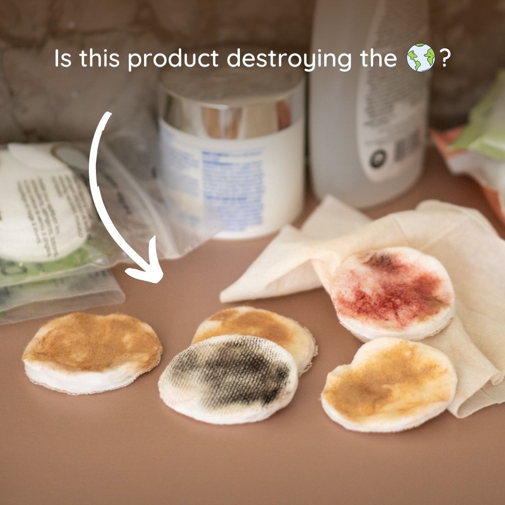Switch to reusable cotton rounds | reusable makeup remover pads by Net Zero Co.