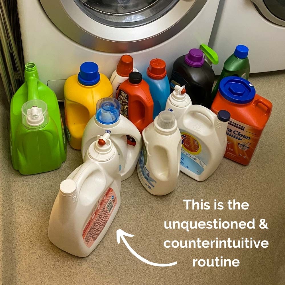 ditch plastic laundry jugs zero waste laundry detergent