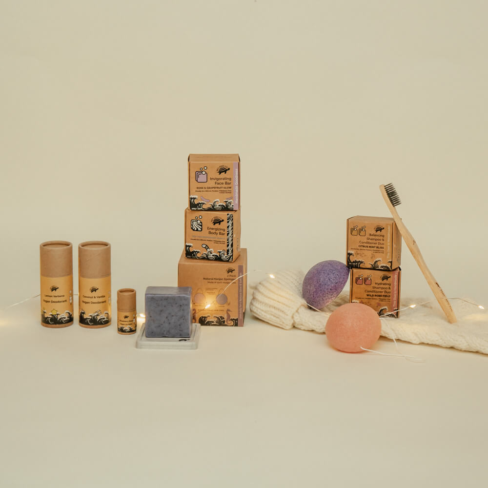 zero waste beauty gifts - eco friendly products holiday sustainable gifts