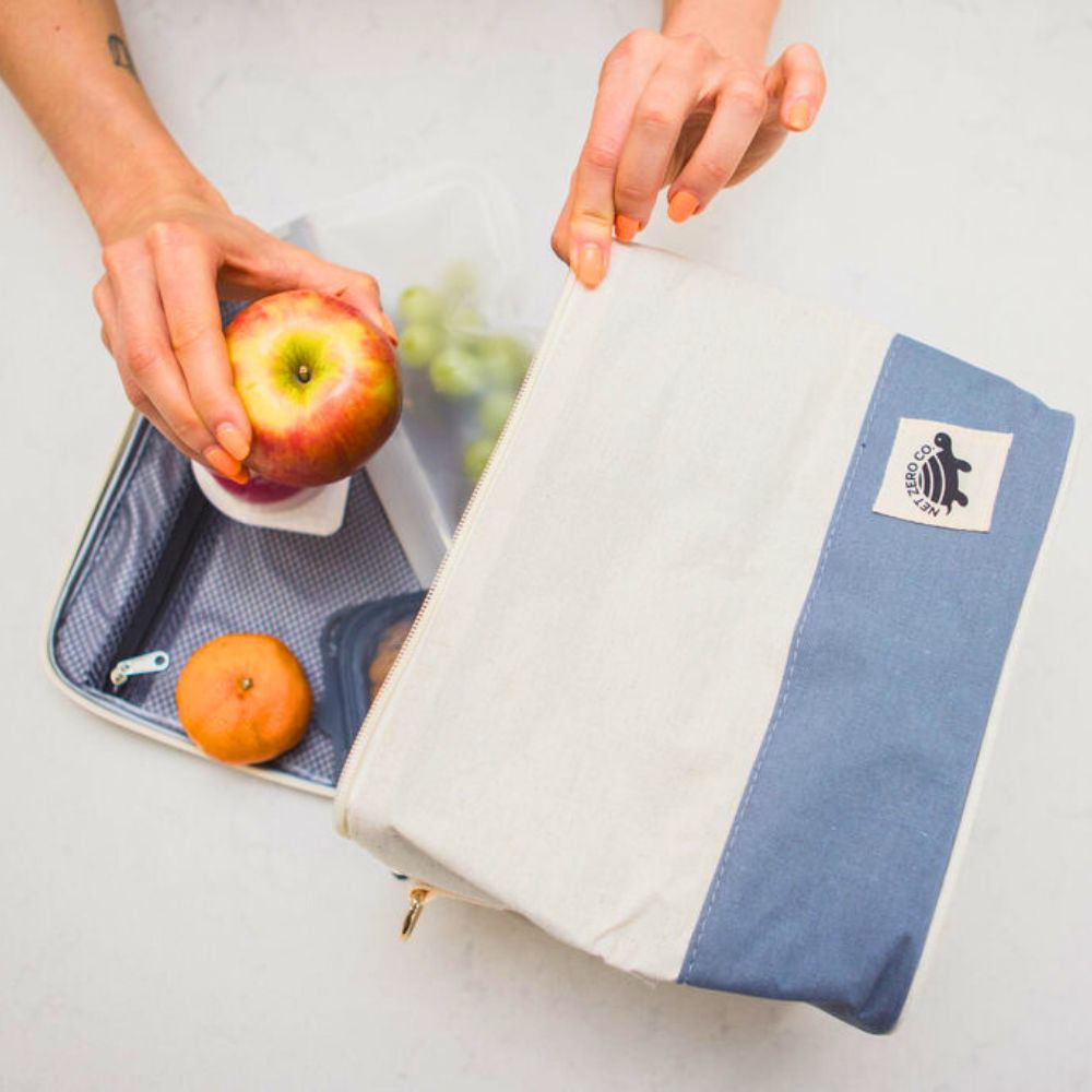 Fresh Apples From the Tree Photo on a Lunch Box Tote Bag 