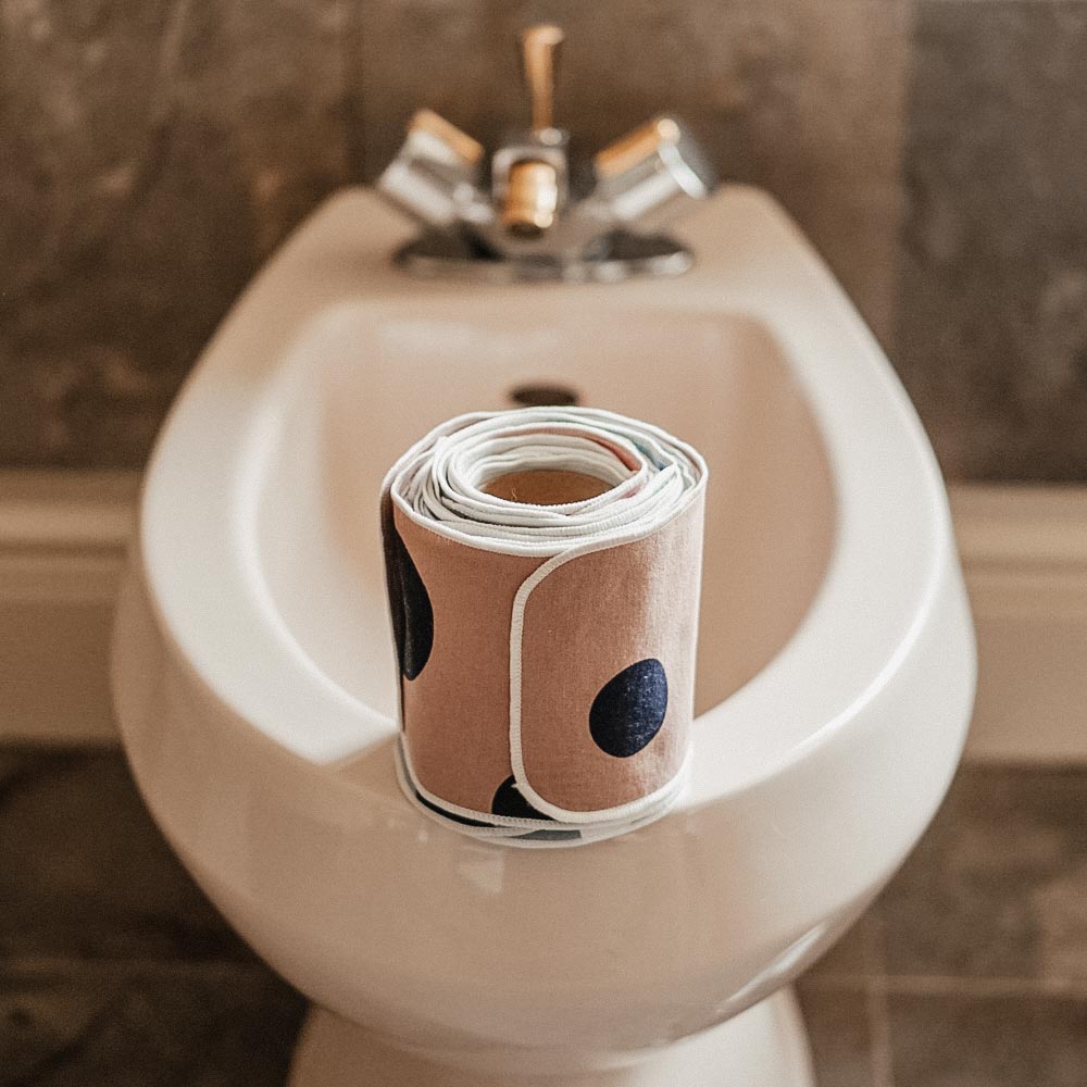 Net Zero Co. reusable toilet paper with a bidet