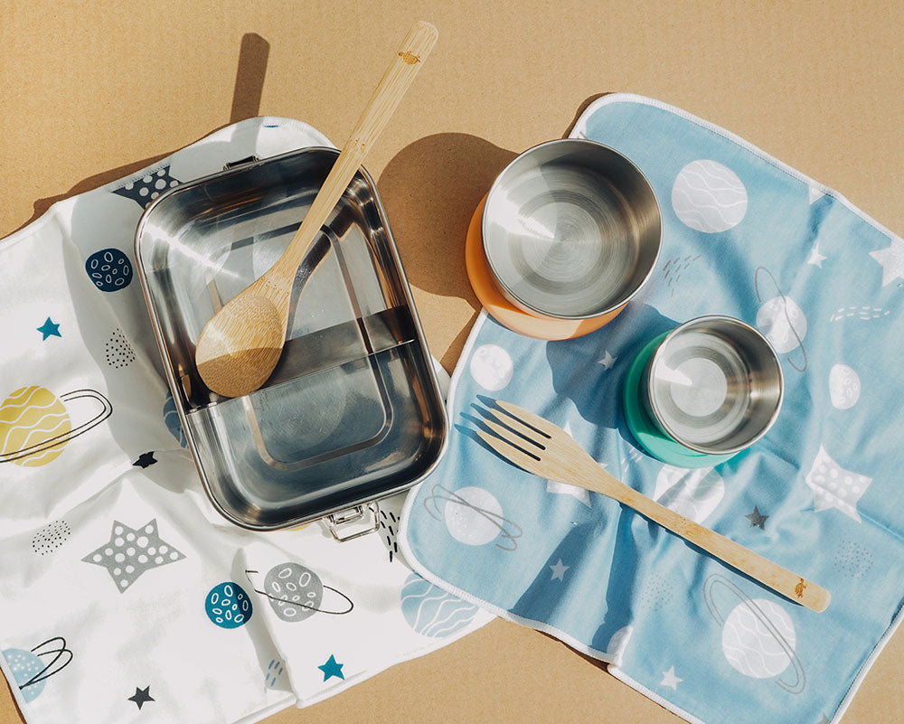 Net Zero Co. Sustainable On The Go Products Including Zero Waste Cutlery and Bento Boxes 