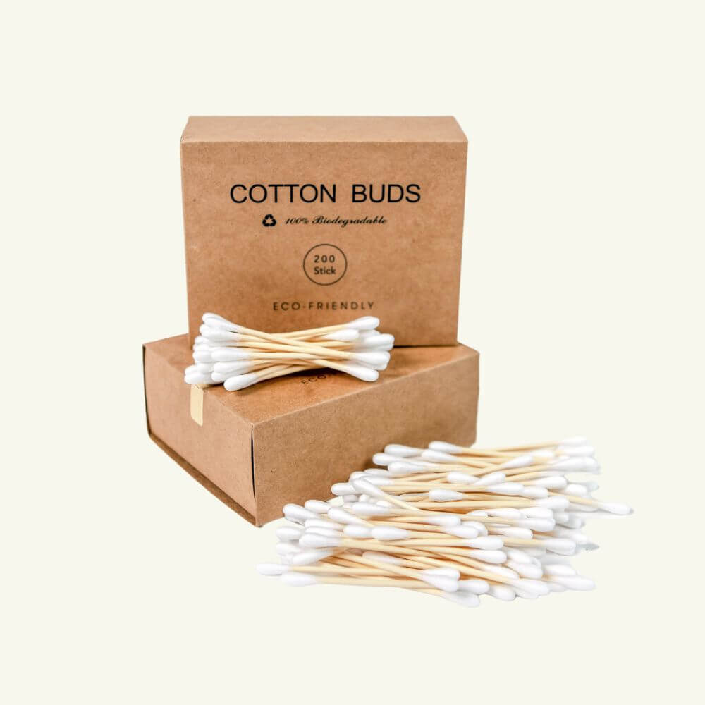 Eco-friendly cotton swabs