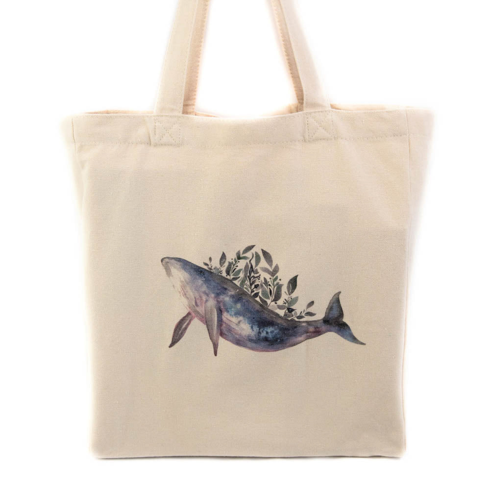 Canvas Tote Bag - With Side Panels & Pocket – Net Zero Co.