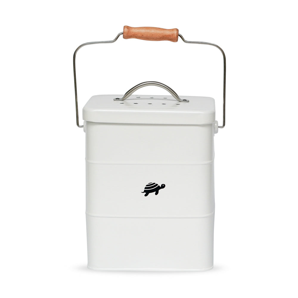 The Relaxed Gardener Kitchen Compost Bin 0.8 Gallon - Rust Proof and Leak Proof