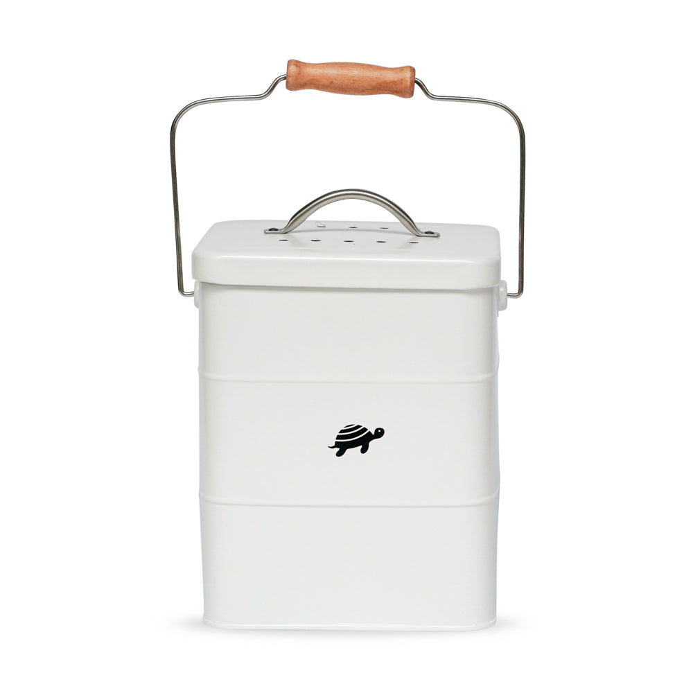 1.6 Gallon / 6.1 Liter Titanium Stainless Steel Compost Bin