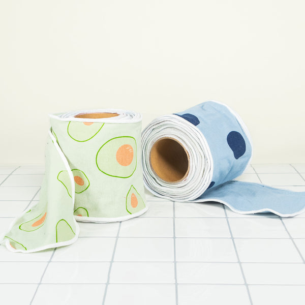 Reusable Paper Towels - 100% Organic Cotton, 12 or 24 Pack